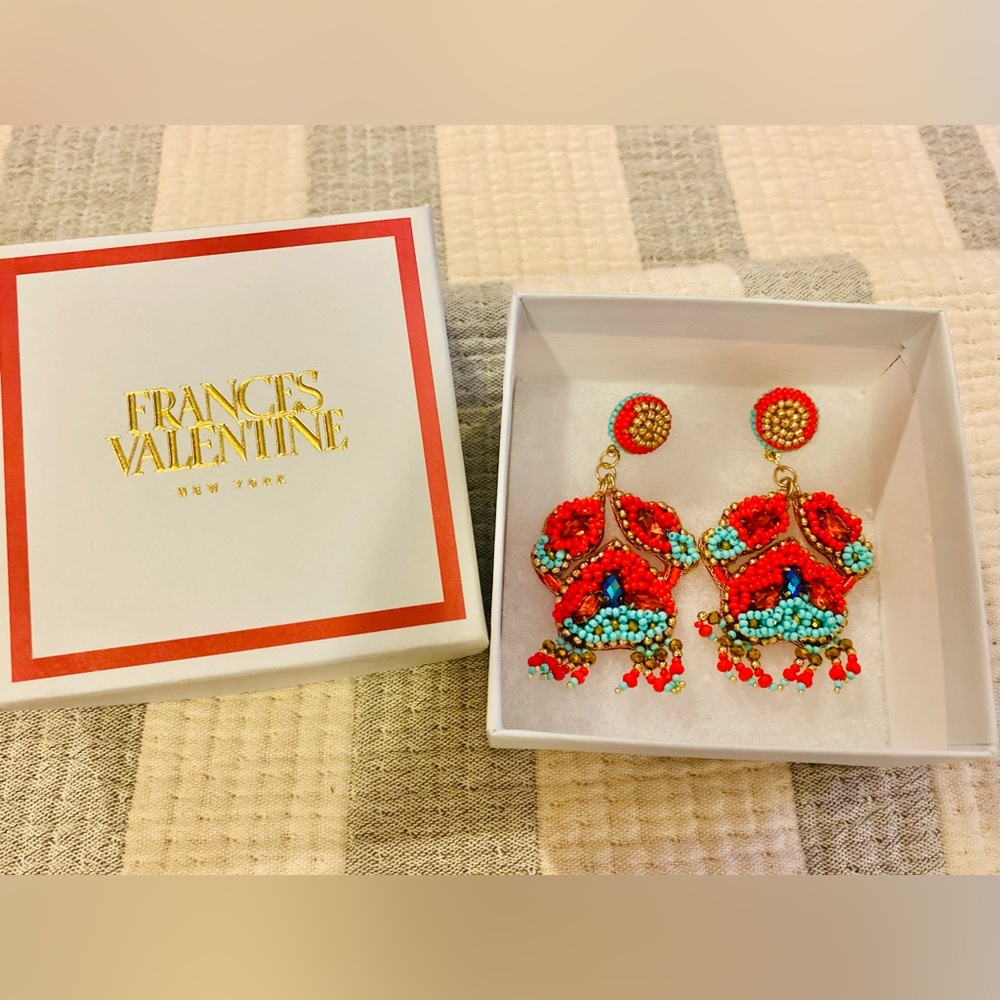 NWT Frances Valentine Crab earrings.